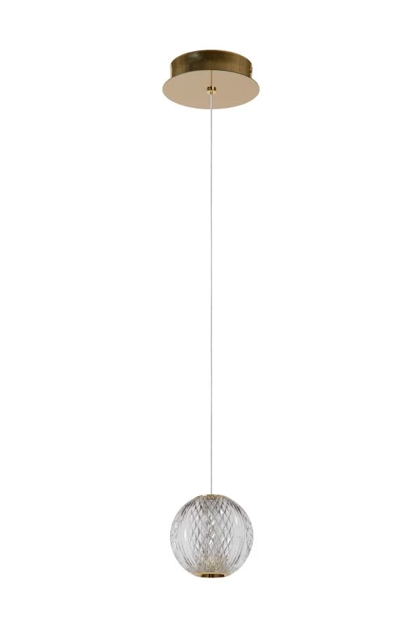 Lucide CINTRA - Hanglamp - Ø 14 cm - LED - 1x5,7W 2700K - Transparant - uit